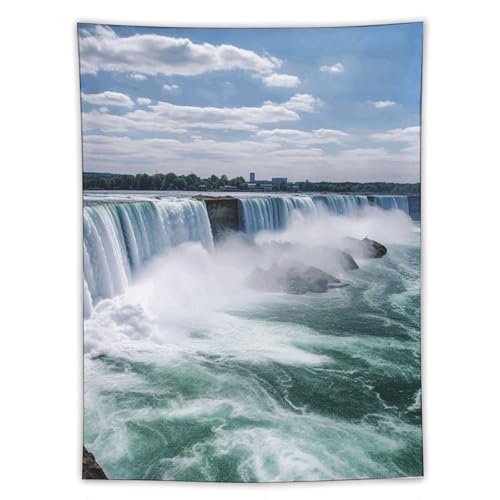 Tapisserie grand format chutes du Niagara en tissu pour déco murale