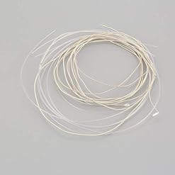 WJSW Ensemble Cordes en Nylon Transparent et argenté pour Guitare Classique Classique 1M 1-6 E B G D A E, Ensemble d… - Les Beatles, Paul McCartney, John Lennon, RIngo Starr, George Harrison