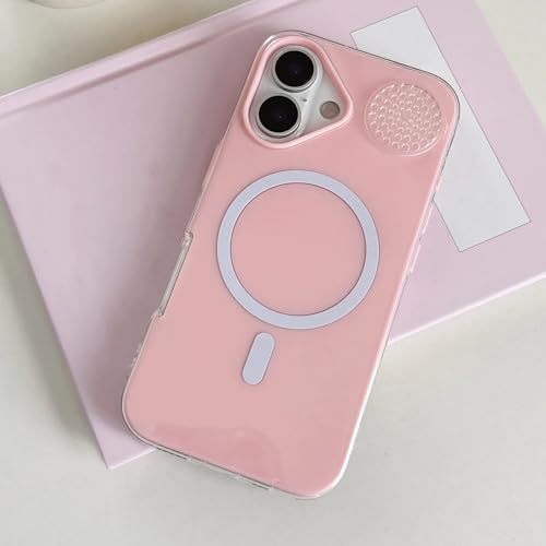 Coque luxe iPhone 15 Pro Max transparente de qualité premium rose
