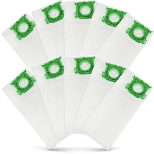 Image of 10-Pack 5093AM Vacuum Bags for SEBO Airbelt X /C /370 Series Upright Vacuums, 4-Layer Ultra Filterbox with Caps #5093AM Vacuum Cleaner Bags 10PCS