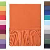 arnold 2000 𝗘𝗫𝗭𝗘𝗟𝗟𝗘𝗡𝗧𝗘 𝗣𝗔𝗦𝗦𝗙𝗢𝗥𝗠 & 𝗛𝗢𝗛𝗘 𝗦𝗣𝗔𝗡𝗡𝗞𝗥𝗔𝗙𝗧: Dank elastischem Rundumgummi eignen sich die Spannbettlaken in der Größe 180 x 200 - 200 x 200 cm für Matratzen bis zu einer Steghöhe von ca. 25 cm. Sie sind dadurch gut befestigt und können kaum verrutschen, auch wenn Sie sich im Schlaf viel bewegen.