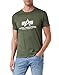 Produktbild Alpha Industries Herren Basic T-Shirt, Dark Olive, XL
