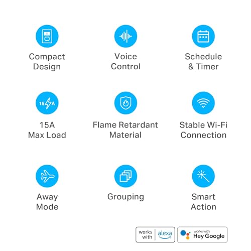 Kasa Smart Plug Ultra Mini by TP-Link (EP10) - Smart Home WiFi Outlet Works with Alexa, Google Home, No Hub Required, UL Certified, 15A, 2.4G WiFi Only, 1-Pack, White by Kasa Smart - Image 2