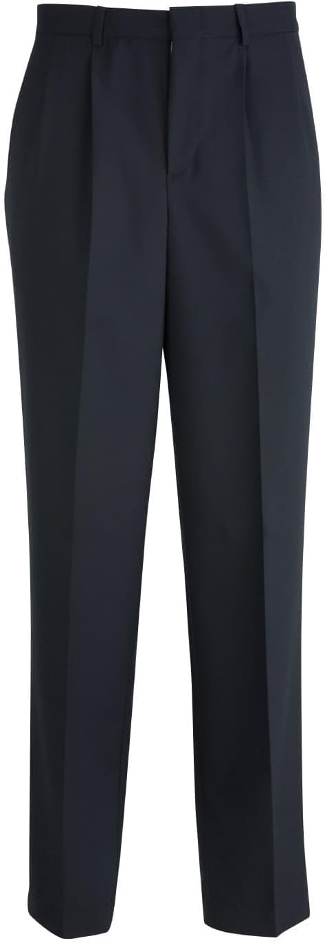 Edwards Garment MENS PLEATED FRONT POLY/WOOL PANT