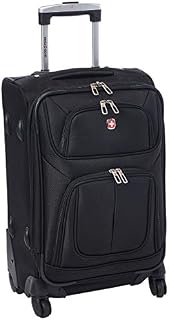 SwissGear Sion Black, 21" Carry-On Spinner