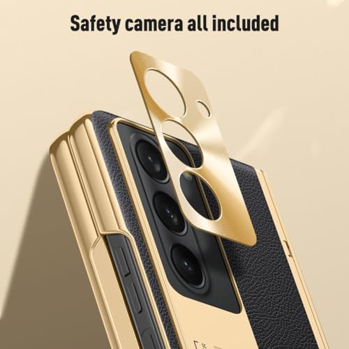 Coque Samsung Z Fold 5 anti-rayure protège-charnière vert
