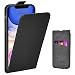 Produktbild Adicase iPhone 11 Hülle Leder Tasche für Apple iPhone 11 Handyhülle Flip Case Schutzhülle (Schwarz)