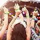 L LIKED 500 Stück Einlassbänder für Events, Wasserdichte Papierarmbänder Partybänder Kontrollbänder für Veranstaltungen, Festival und Konzerte (Neongrün)