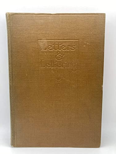 Letters & Lettering, a Treatise With 200 Examples [Unknown] B002CPONZ4 Book Cover