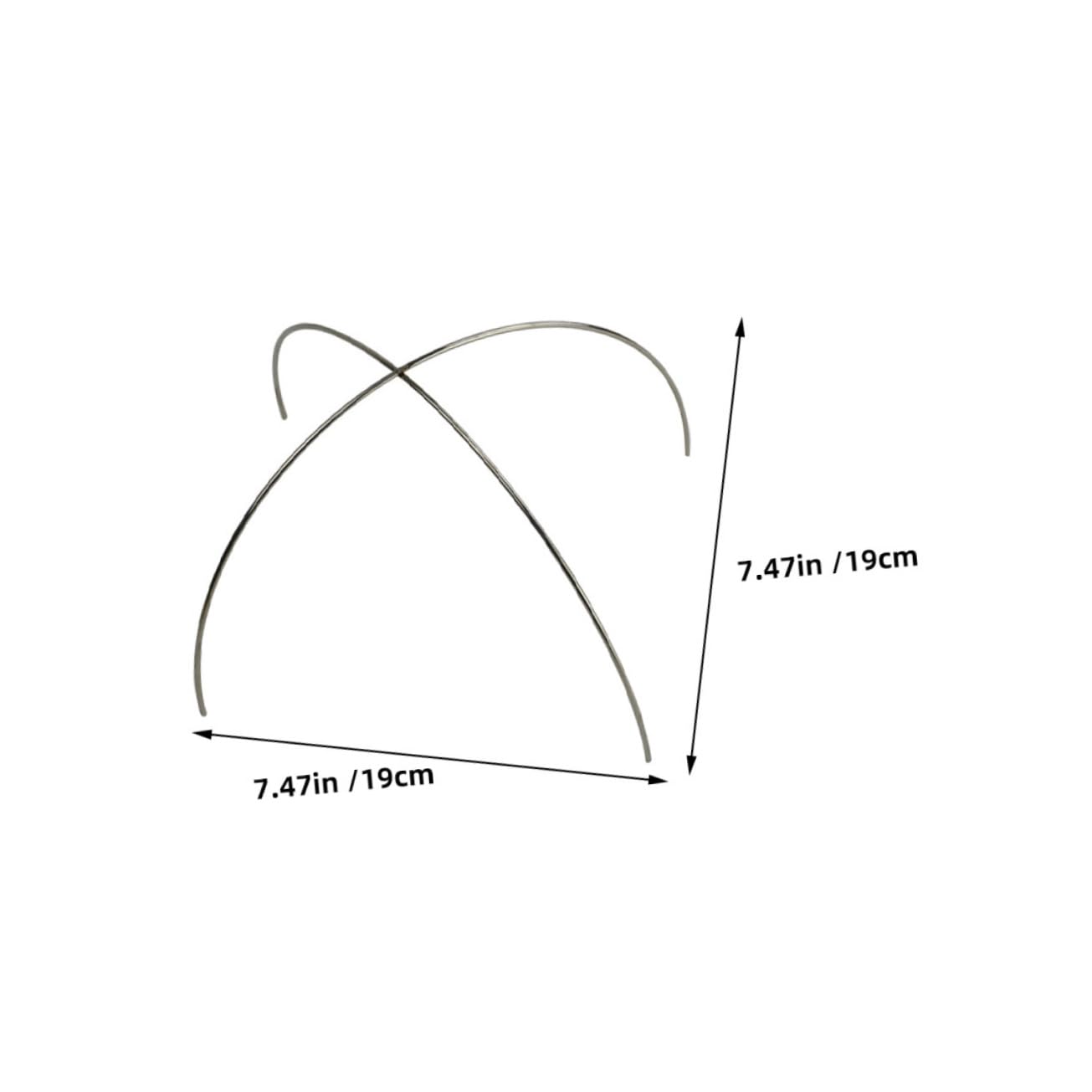 SOLUSTRE 5pcs Cross-design Plastic Wrap Holder Stainless Steel Stand Kitchen Film Support Easy to Use Store