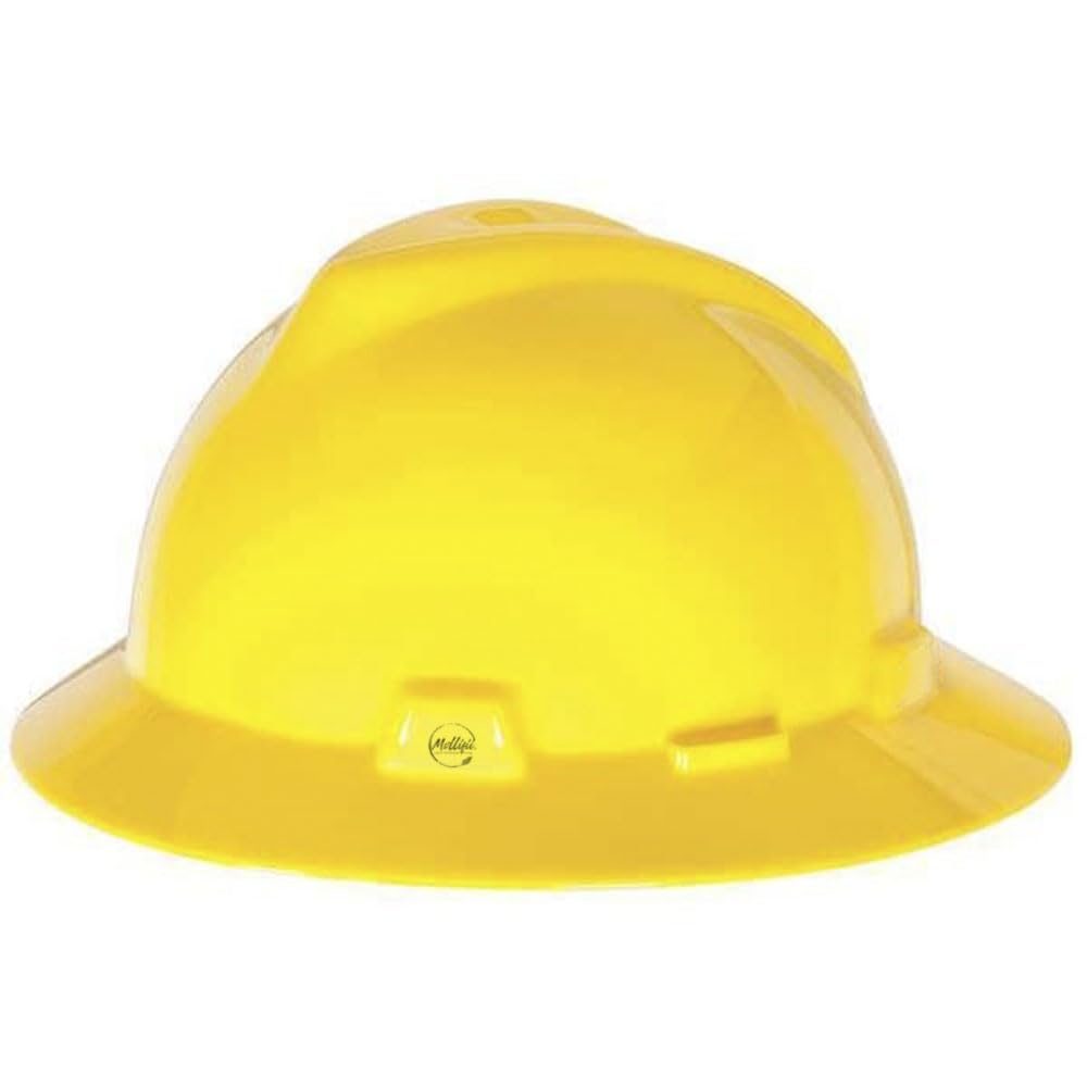 Hard Hat, Polyethylene, 4 Point Pinlock, Type 1, Class E, Yellow, Mfr: 454730-A