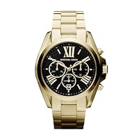 Michael Kors Oversized Bradshaw orologio al quarzo cronografo con cinturino in acciaio inossidabile...
