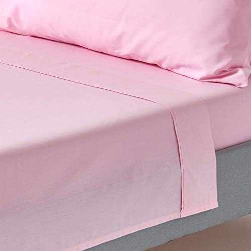 HOMESCAPES Navy Blue Pure Egyptian Cotton Flat Sheet Single 200 TC 400 Thread Count Equivalent Bed Sheet
