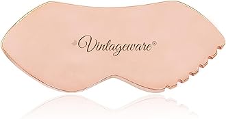Vintageware® Copper Gua Sha Tool | Lip-Shaped Massage for Face & Body | Relieves Muscle Pain & Tightens Skin | Medical-Grade Soft Tissue Therapy (Lip-Shape)