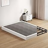 SHOANED Queen Size Box Springs - 5 Inch Low Profile Mattress Foundation No Noise Heavy Duty Metal Basics Bed Base with Clean Fabric Cover, Easy Assembly