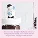 Nora Fleming Frosty Pal (Snowman) - Hand-Painted Ceramic Christmas Decor - Winter Minis for The Home and Office