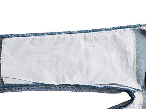 Kidscool Space Kids Rasgado Buracos Fashion Faixa elástica interna jeans slim, Azul, 4-5T