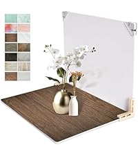 Amazon | EMART撮影背景ボード 40x30cm 背景板 黒白両面2枚 背景紙7枚