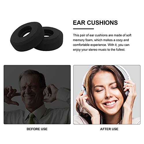 Amosfun Replacement Ear Pads Cushions for GRADO PS1000/ GS1000 Headphone Black Party Favors - Image 4