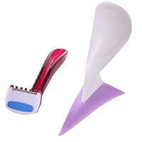 Vista 6 de Generic Bikini Set Bikini Line Trimmer Privates Shaving Stencil para cabello púbico