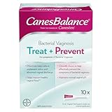 CanesBalance Bacterial Vaginosis Treatment and Prevention Gel - Treat And Prevent BV Symptoms, BV Treatment For Women, Relieves Vaginal Odor, Maintains Normal Vaginal pH, 10 Single-Use Applicators