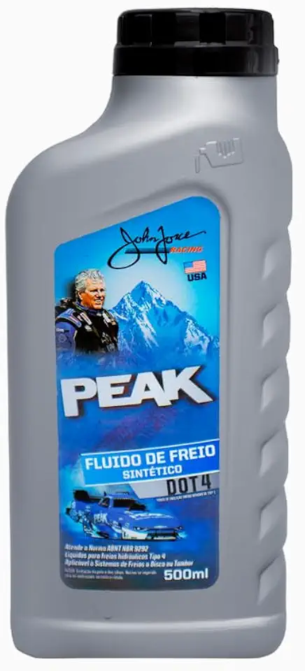 Peak Fluido de Freio DOT 4, Sintético, Alta Performance, Sistema de Freios, 500ml