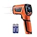 VEVOR Infrared Thermometer, -40°F~2732°F Dual Laser Temperature Gun Non-Contact, Handheld IR Heat Temperature Gun & Adjustable Emissivity for Metal Smelting/Cooking/Pizza Oven/Engine (Not for Human)