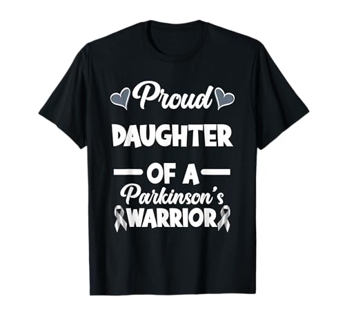 Proud Dughter Of A Parkinson's Warrior Parkinson's Awareness T-Shirt