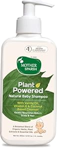 Mother Sparsh Plant Powered Natural Baby Shampoo, Gently Nourishes Babys Scalp & Hair 200ML