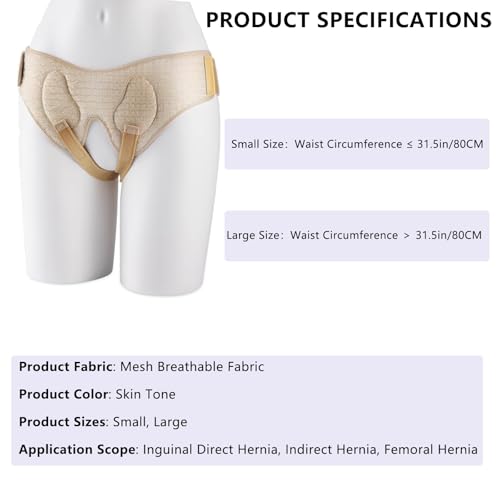 Faja Hernia Médica Ajustable para Hombres y Mujeres Grande miniatura 6