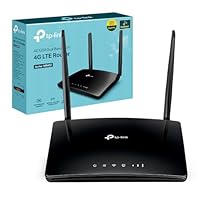 TP-Link Archer MR402 Router WiFi con SIM, Router 4G LTE WiFi Dual-Band AC1200Mbps, 3 Porte LAN e 1...