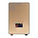 Calentador de Agua electrico, Calentador de Agua instantáneo, Calentador de Agua eléctrico sin Tanque de 220V 6500W con Pantalla Digital LED montada en la Pared