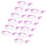 JORESTECH Eyewear Protective Safety Glasses, Polycarbonate Impact Resistant Lens Pack of 12 (Clear,