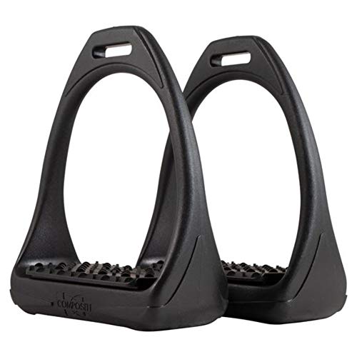 Compositi Reflex 3D Wide Track Stirrups, Black (465137Blk-475), 4.75 #TOP3