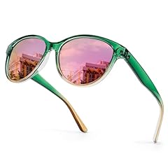 A7-gradual Green Frame Pink Lens