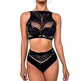 Ensemble Lingerie Femme Dentelle Noir 2 Pièces | Tenu Sexy Chic pour Soirée | Lingerie Sexy Femme Coquine Hot Luxe