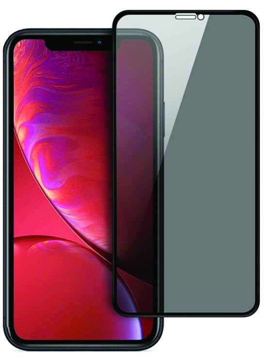 Image of DPJ Tempered Glass for iPhone 11 & iPhone XR (6.1 Inch) With Installation Kit | Military-Grade Gorilla Screen Protector | Edge to Edge Coverage |9H Hardness |Bubble-Free | Case Friendly | [Privacy] [Pack of 1]