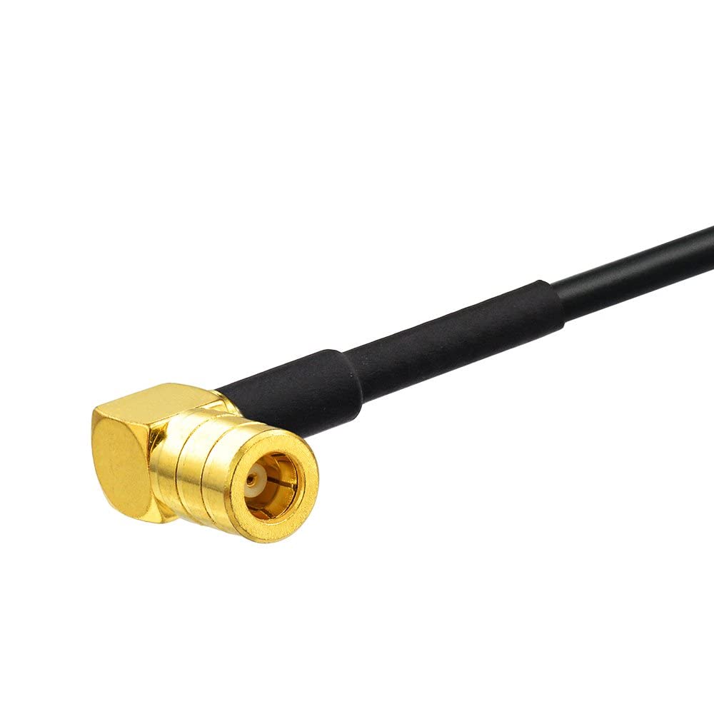 Bingfu Vehicle Car Truck SUV Satellite Radio Antenna Adapter Converter Cable, 3.28ft Fakra Z Male to SMB Plug Coaxial Pigtail Cable for Car Sirius XM Satellite Radio Stereo Receiver Tuner