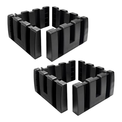 DXNQ 8PCS Multipurpose Cargo Organizer Blocks, Plastic Cargo Storage Organizer Blocks for Wool Carpet Trunk, Grocery Trunk Divider Cargo Containment System for Car SUV Van Trunk by DXNQ - Used condition - US$18.99