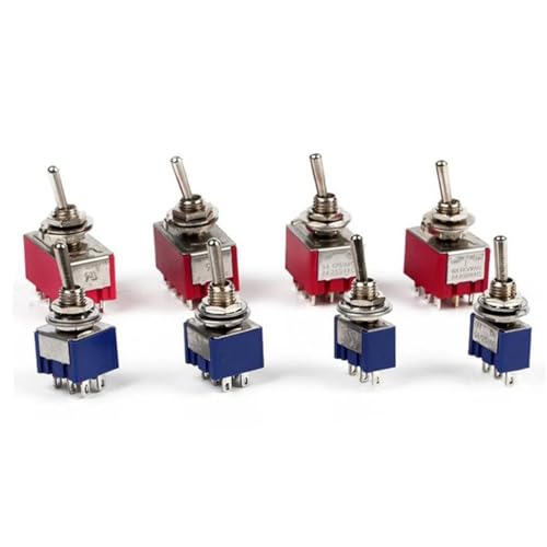 Interrupteur miniature MTS-103 inverseur tripolaire pour panneau 120V