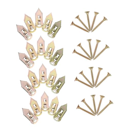 NAMOARLY Replacement Self-Drilling Anchor 1 Set Metal Expansion Screws for Drywall Anchoring