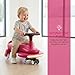 Hape Wiggle & Giggle Ride-On Car for Kids & Adults - No Assembly Wiggle Car with LED Lights, 8 Songs & Silent Wheels - 2-in-1 Parent-Child Ride-on Toy for Balance & Coordination, Ages 2-8 Years
