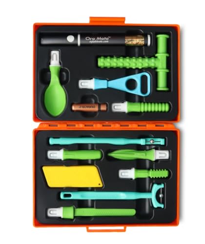 Image of Special Kit - Sensory Integration, Speech & Feeding Therapy Tools | Includes..Oro Moto Vibration brash, Pointer Spoon, Tongue Depressor, Wee Round Tip, Wee Round Textured, Soft Pointer, Uni Tip, Talk-Seal, Tongue Lateralization, Lip Seal, Chewy Tube Green Pack of 1 Kit