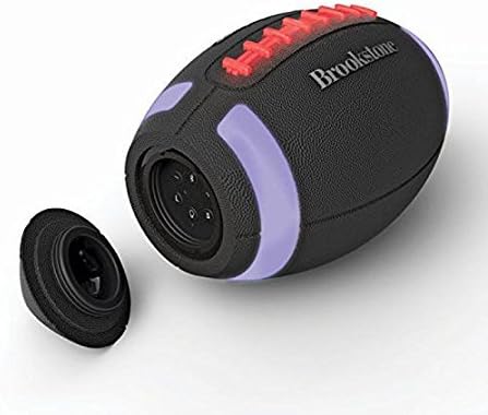 brookstone gronkball football portable wireless bluetooth speaker
