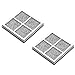 Produktbild vhbw 2x Filter kompatibel mit LG GS9366NESZ, GS9366PZYZD, LFCS25663S, LFCS31626S, LFX25991ST Kühlschrank - Aktivkohlefilter