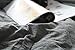 F.Y.Dreams 100% Washed Cotton Duvet Cover for Weighted Blanket 60x80 inches with 8 Ties, Zipper on Long Side/Grey/Just Duvet Cover