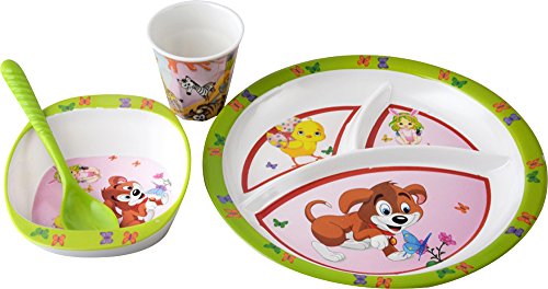 Image of RECON Melamine Kids Dinner Set, 4-Piece