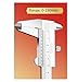 0.02mm Stainless Steel Vernier Caliper 0-150-200mm Industrial Grade Vernier Caliper Measuring Tool(150mm)