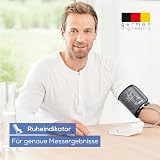 Beurer BM 28 Oberarm-Blutdruckmessgerät mit Arrhythmie-Erkennung und farbigem Risikoindikator, mit...