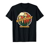 Vintage Kingsport, Tennessee Mountain Hiking Souvenir Print T-Shirt